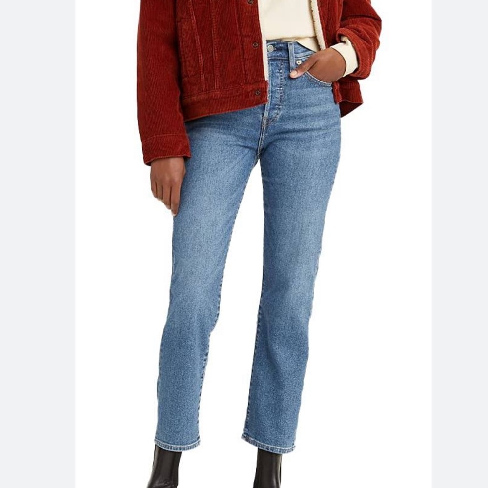 Levi Wedgie Straight Jeans